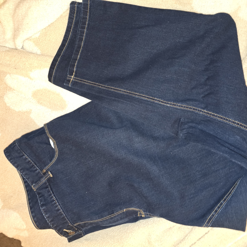 Old Navy Plus Size Dark Denim Skinny Jeans Size 30 Short